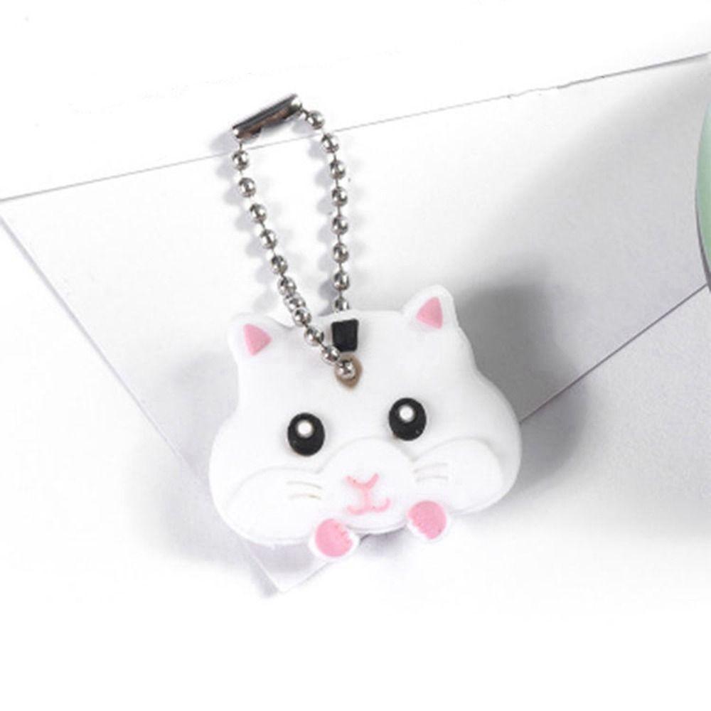 PVC Key Protective Case Animals Shape Key Pendant Coat Lovely Key Dust Cover  Keys