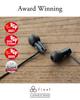 final E2000 In-Ear Earphones with Mic and Controller, Matte Black (FI-E2DALC)