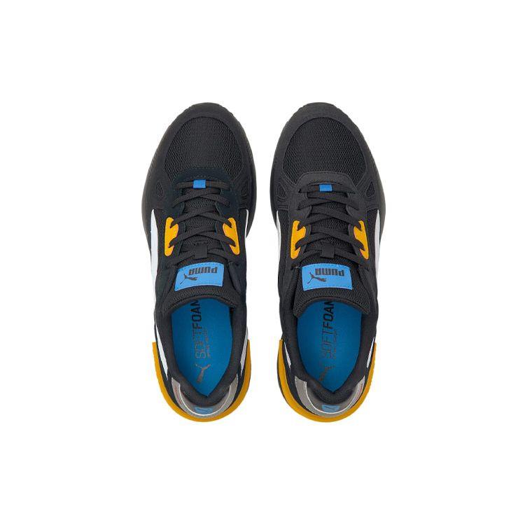 Puma Graviton Pro Retro Versatile Shock Absorbing Durable Low Top Casual Running Shoes Unisex Sneaker Black Yellow Blue 380736-04