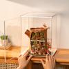 Rolife Open Dust Cover Building Blocks Storage Display Case DIY Cottage Scenario Hobby Model Equipment 6pcs DF03L DF03L