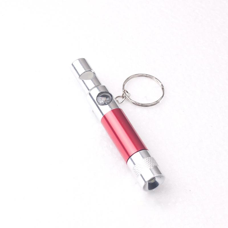 Whistle With Flashlight Quality Emergency Kit Keychain Climbing Keyring Portable Survival Outdoor Whistle 3-In-1 Flashlight Comp