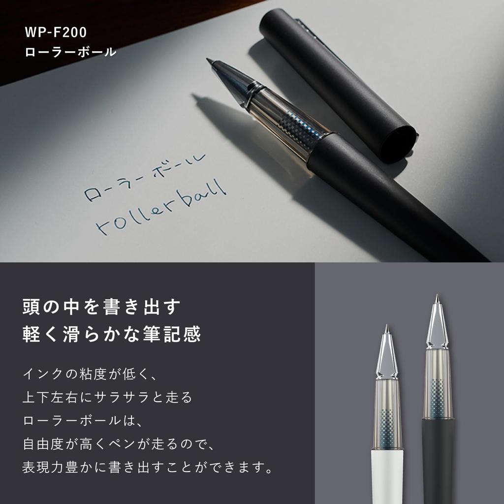 KOKUYO WP Series Pen (Rollerball WP-F200, Black)