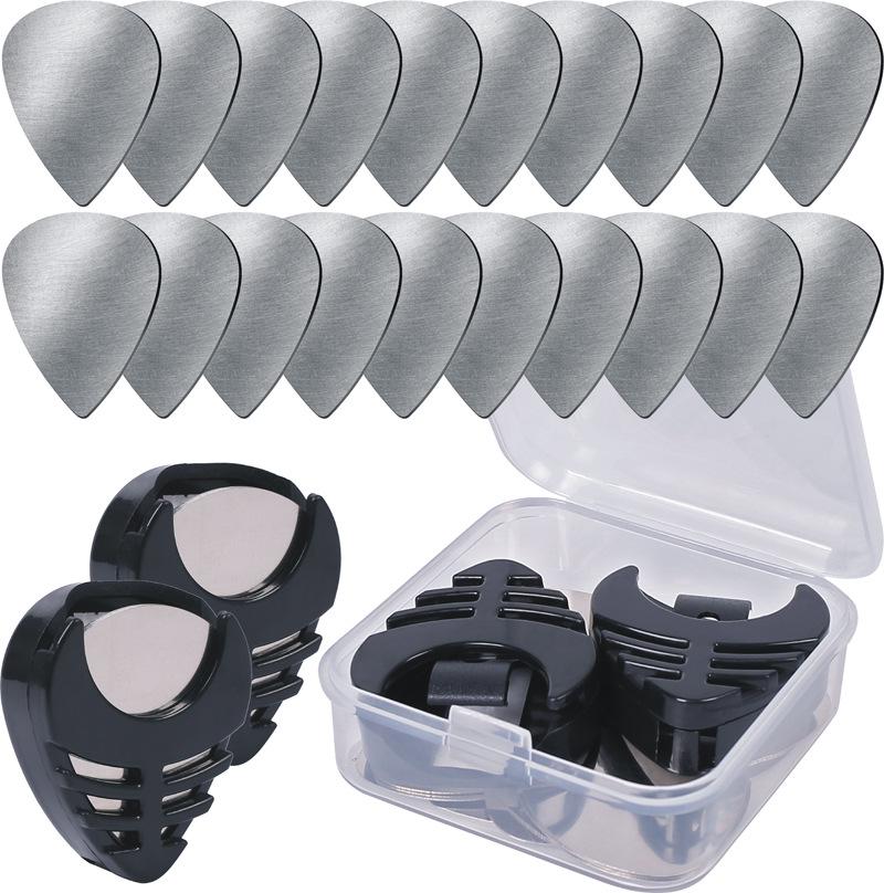 0.3mm Stainless Steel Guitar Picks for Electric Bass - Mirror Finish