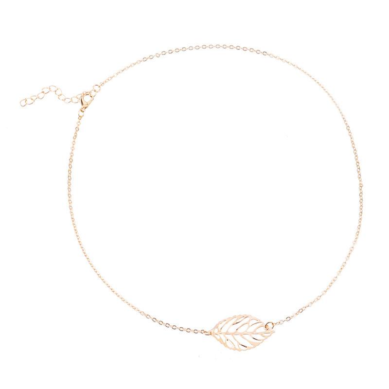 European and American exaggeration, simple and versatile collarbone chain accessories women, side chain thick chain temperament street 