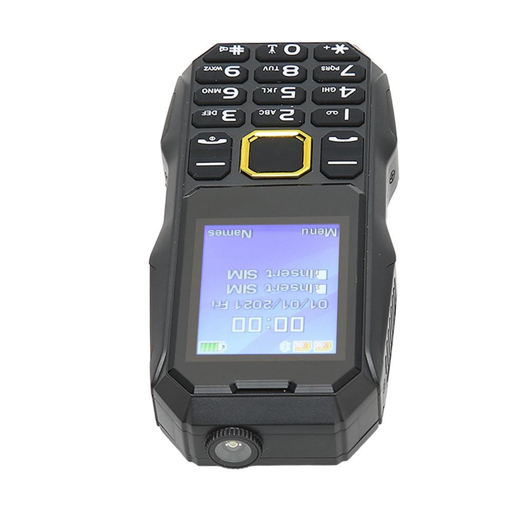 Elderly Mobile Phone 1.8in LCD Large Buttons Dual Card Dual Standby Seniors Phone with 5800mAh