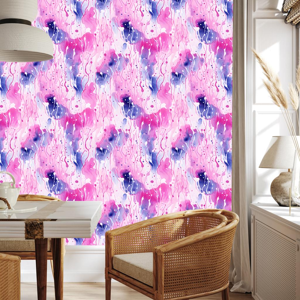 Pink and Purple Powder Pink Ink Wallpaper 50x1000