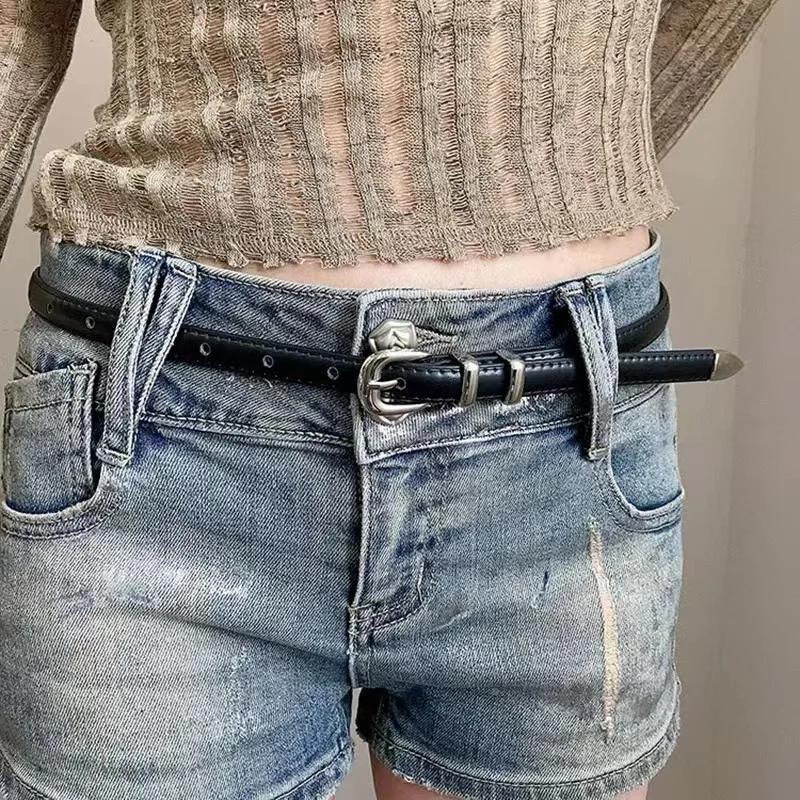 Korean Version Candy-Colored Small Leather Belt For Women Thin Style Summer Decorative Simple And Versatile Pairs With Dress