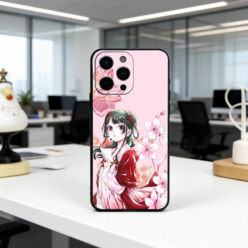 

A-Apothecary Maomao D-Diaries-ADM Phone Case For iPhone 17,16,15,14,13,12,11 Plus,Pro Max,XS,Soft Silicone Black Cover iPhone13PRO