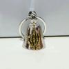 Vintage Zinc Alloy Angel Wings Bell Keychain for Bikers