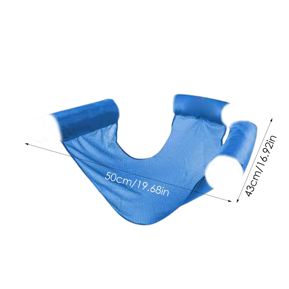 Swimming Pool Mat 50X43cm Pool Noodle Sling Floating Ring Hammock Water Floating Chair Accessories Float Cloth (No Foam stick)