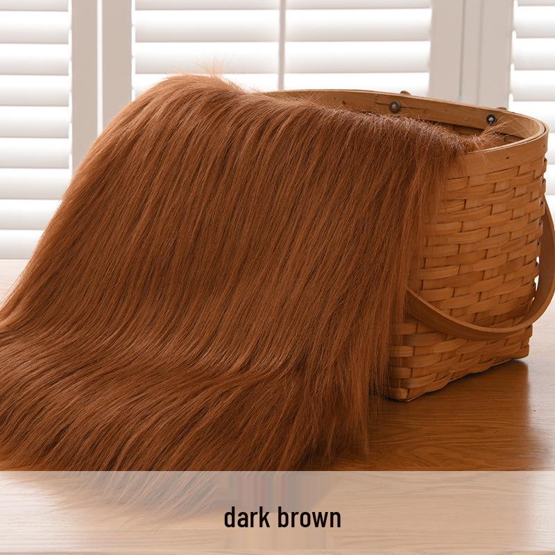 12cm Long Pile Faux Fur Fabric for Cosplay and Fursuit Toys