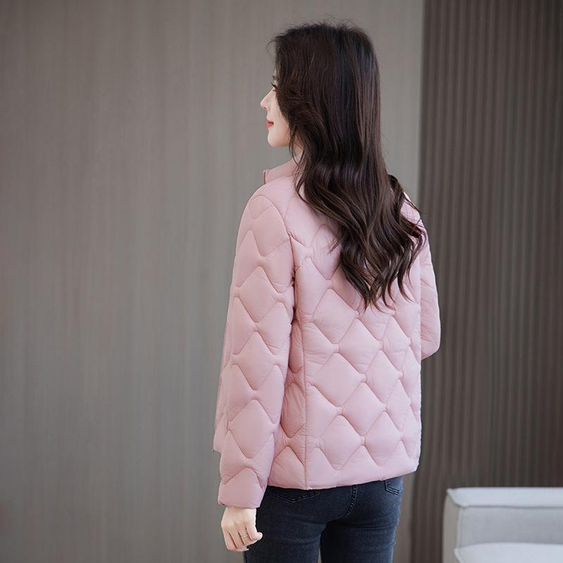 Plus Size Women's Middle-Aged Light Quilted Down Jacket