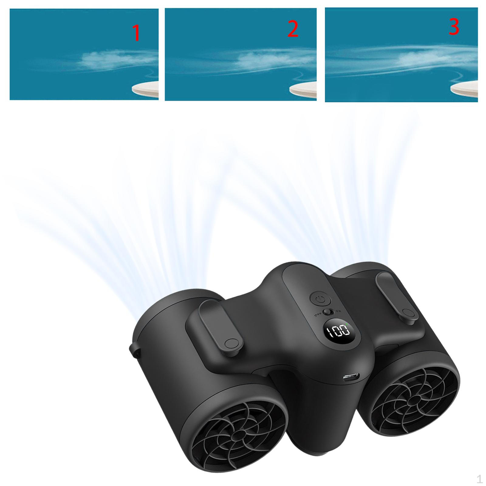 

Портативный персональный вентилятор с регулируемой скоростью ветра оранжевый