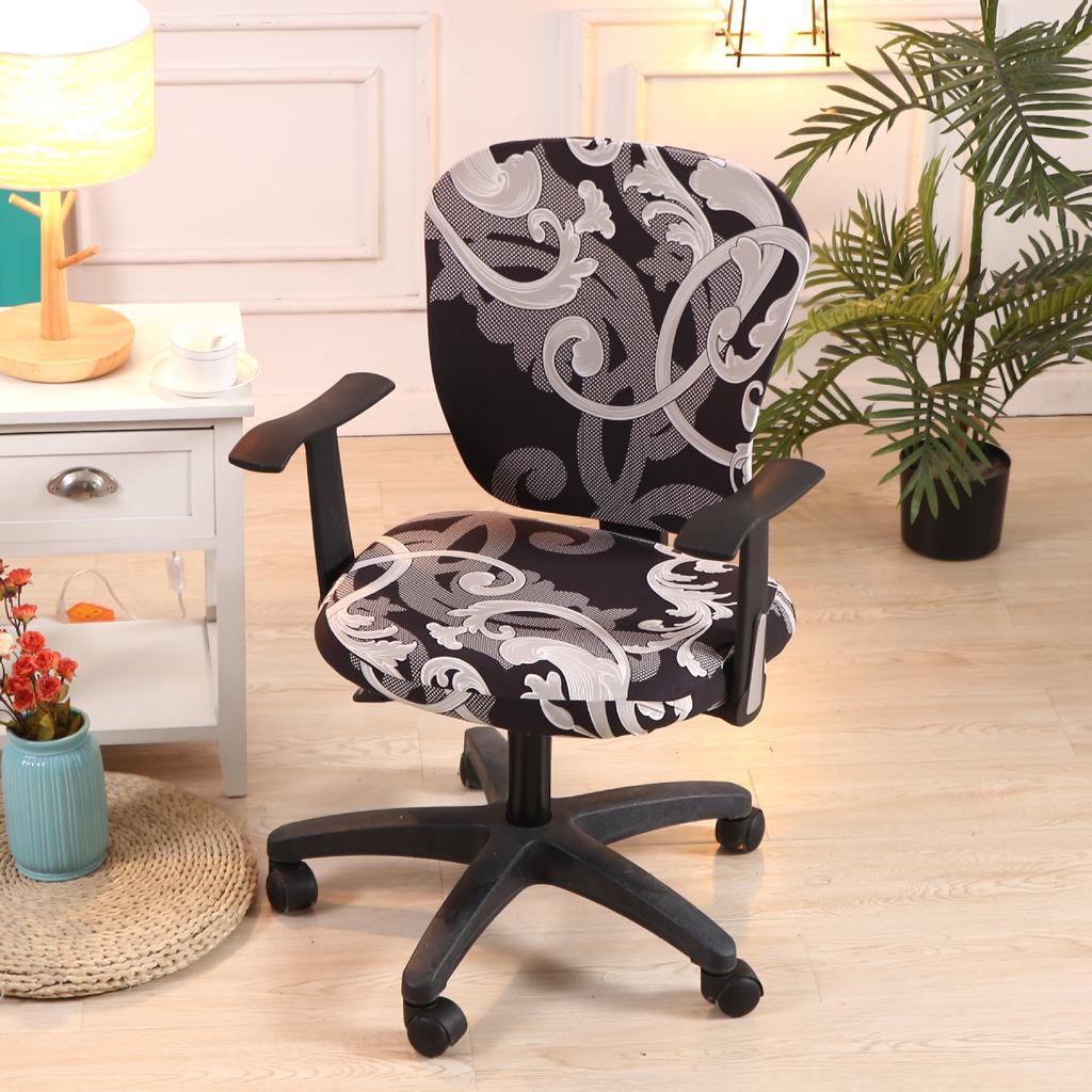 Elastic Split Chair Cover, Lifting Computer Chair Cover Rotating Boss, Office Table And Chair Cover