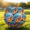 Everton FootballPrinted Size 5 Soccer Ball, Anti Slip Adult Match Football Souvenir for Football Fans