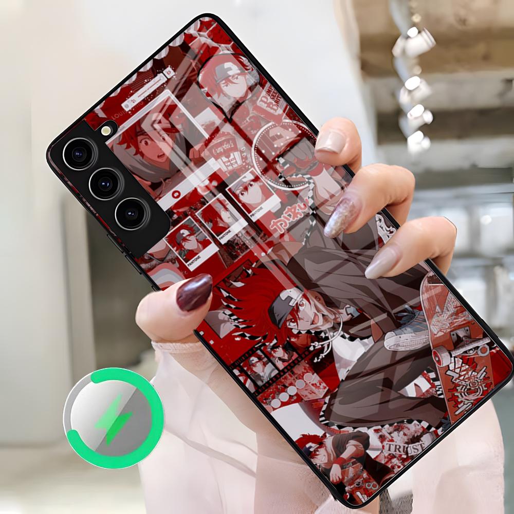 Anime Cool Boy S-Sk8 The Infinity Phone Case For Samsung S26 Ultra S25 Edge S23 S22 S21 S20 Ultra Plus S24 Fe A25 Magnetic Glass