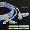 Starry Sky Multi-functional Four-in-One Charging Cable with Seven-Color Car Atmosphere Light