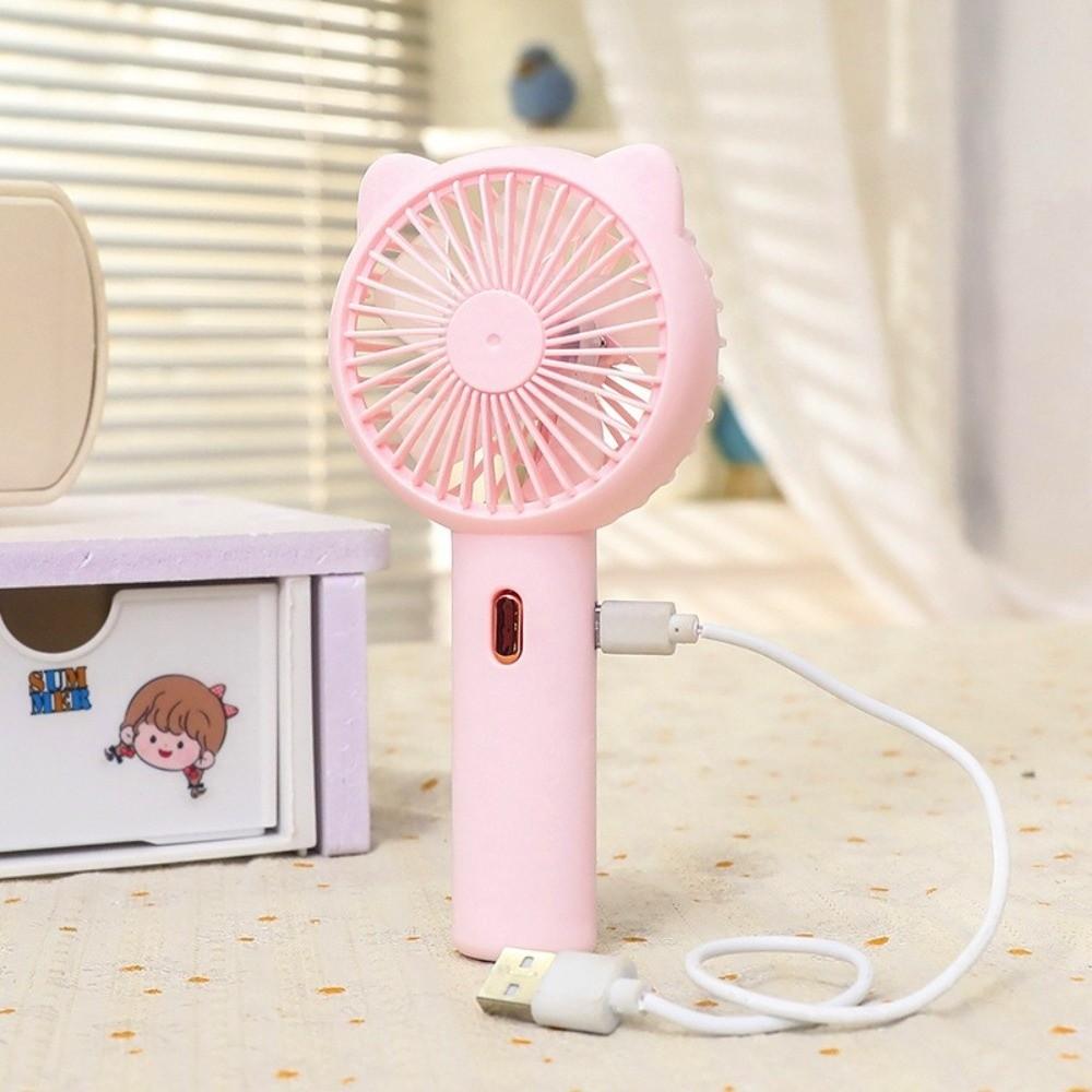 Battery-Powered Small Electric Fan Lightweight Cooling Fan Mini Handheld Fan  Outdoor Use