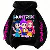 Fashion Women's Hoodie K-Pop Demon Hunters Print Kids Hoodie Pullover Girl Tops Spring And Autumn Leisure Sweatshirr Clothing