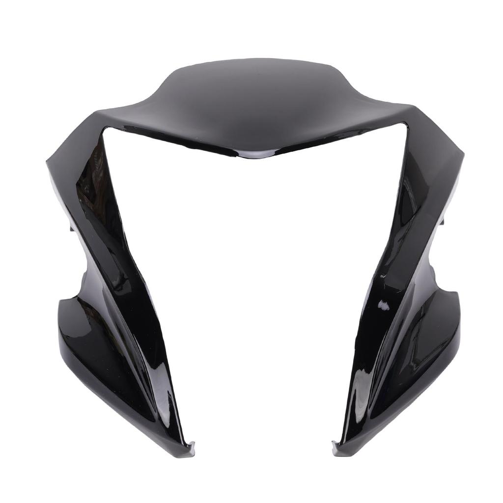 Motorcycle Front Upper Nose Headlight Fairing Cover Headlight Fairing Cowl Replacement for ER6N ER 6N 2012 2016 Black