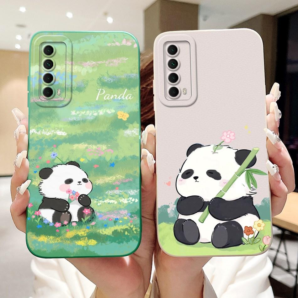 Für Huawei P Smart 2021 Hülle Huawei Y7a PPA-LX3 PPA-LX2 PPA-LX3 Süßer Panda Hase Weiches Silikon Stoßfeste Handyhüllen