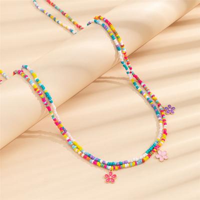 Bikini Coloré à Perles de Riz Lien de Taille Bijoux de Taille Chaîne de Taille Bohème Chaîne de Ventre pour Femmes