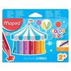 Crayons De Cire - Maped - My First Wax Jumbo - 12 Couleurs - Forme Triangulaire - Pour Bébés