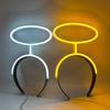 Glow Angel Hairband Birthday Halloween Concert Bar Christmas Holiday Light Up Supplies LED Angel Headband For Girls Women
