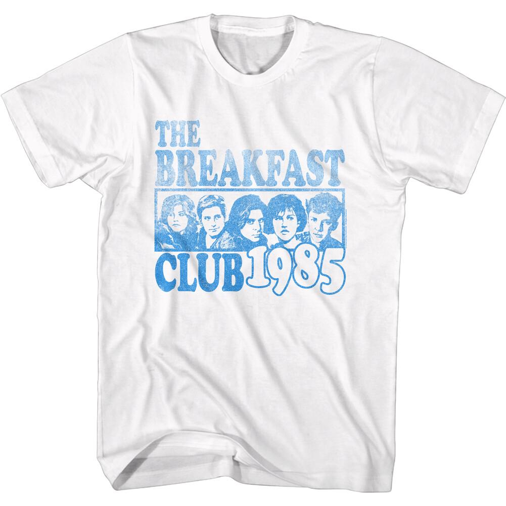 The Breakfast Club 1985 Movie Blue Ink Box Group Headshot Men T Shirt M