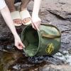 10L 20L Travel Camping Folding Bucket Water Storage Bag Portable Multi-functional Folding Bucket For Fishing Camping Hiking