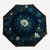 Enchanted Garden: A Whimsical Floral ArtworkUmbrella, Portable 3-Fold Umbrella for Men & Women,Christmas Gift ES364