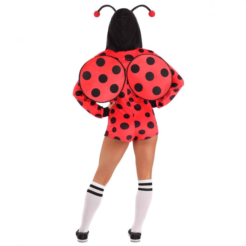 Coccinellidae Halloween Costume For Adults And Kids Polyester Beetle Insect Cosplay Party Wear