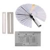 String Action Gauge Ruler  32 Piece Feeler Gauges Fingerboard Fret Protector Guards