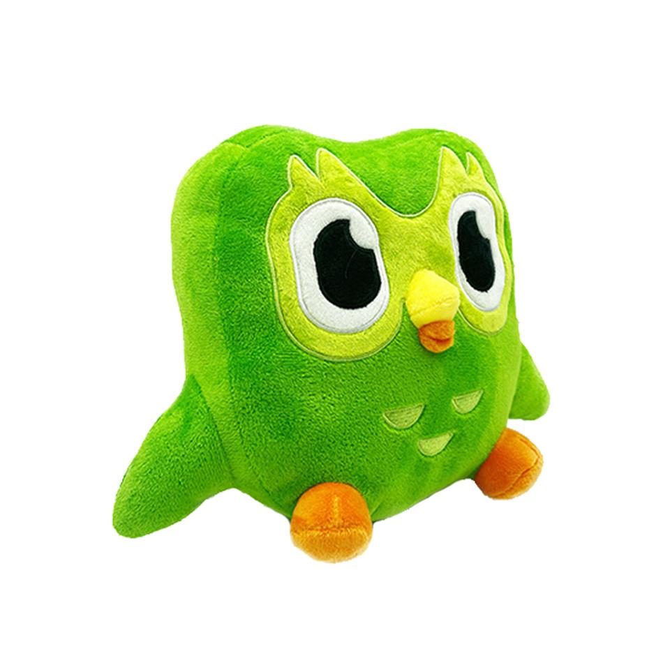 20cm Lovely Green Duo Plushie of Duo The Owl Cartoon Anime Plush Toy Soft Stuffed Animal Plushie Dolls Children Birthday Gift