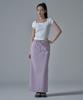 WAARFORWOMAN Wsk-04 String Banding Long Skirt_Lavender