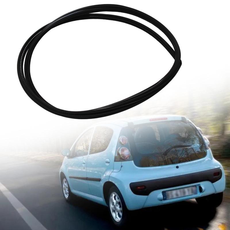 Rear Tailgate Boot Seal Rubber B000651380 Replacement Simple Installation Black Sturdy Car Door Seal Strip for Peugeot 107