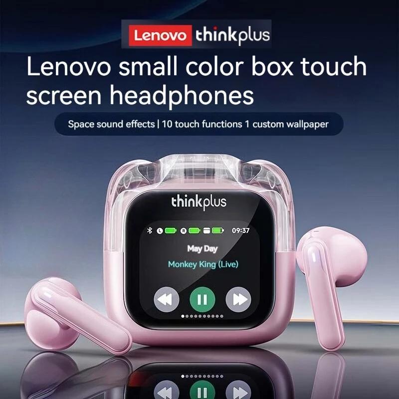 Originální bezdrátová sluchátka Lenovo LP70 PRO s inteligentním dotykovým displejem, Bluetooth 5.4, HIFI stereo sluchátka, hudba, hovory, hry, sluchátka s redukcí šumu