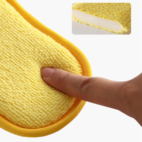 Dishwashing Sponge Double Sided Absorbent Oil-proof Reusable Breathable Multi-functional Thick Foam Rich Cleaning Sponge Kitchen Tool