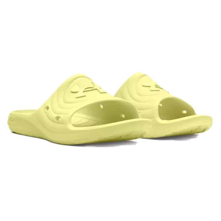 Under Armour Locker 4 Slide Sonic Yellow Men Sneakers 3023758-700
