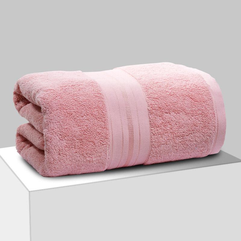 100% cotton towel absorbent adult bath towel pure color soft absorbent and quick-drying super soft towel