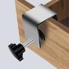Stainless Steel G-Type Quick Fix Clips, Fast Mounting Fasteners for Cabinet and Drawer Installation Fixing