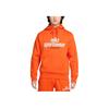 Nike Club Letter Hooded Comfortable Long Sleeve Sweatshirt Men Sweatshirt Safety-Orange Photon-Dust HJ2160-819