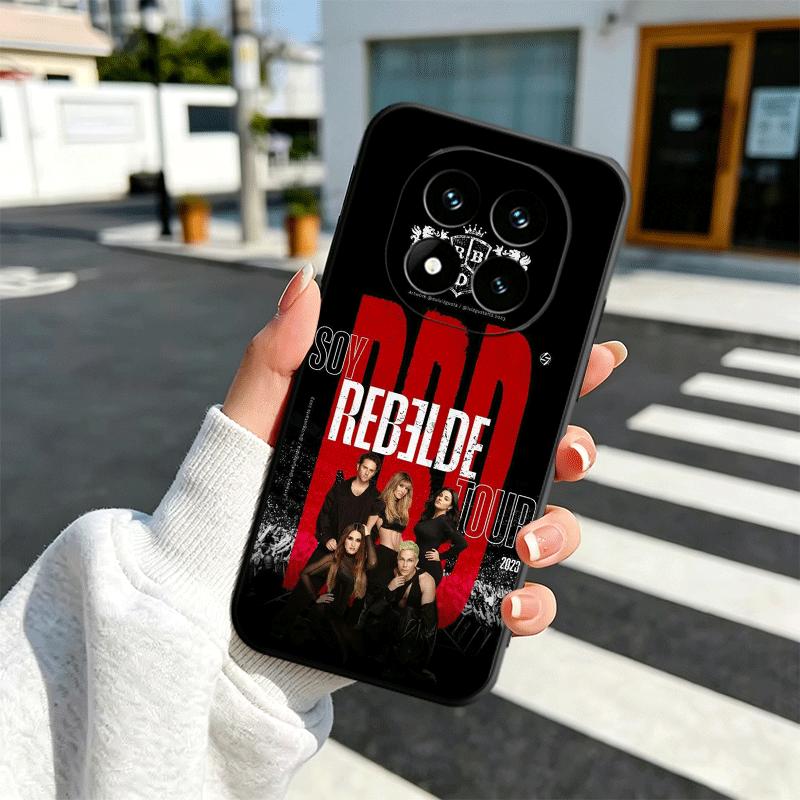 F-Fashion RBD R-Rebelde Soft Phone Case for Xiaomi Redmi Note 12 13 14 15 Pro Plus 11 12S 11S 11T 10 4G Black Cover Back Shell