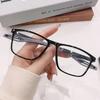 Sports Fashion Reading Glasses Men'S Ultra Light Hd Blue Light Blocking Glassescomfortable Non-Slip Square Glasses Lunette Femme