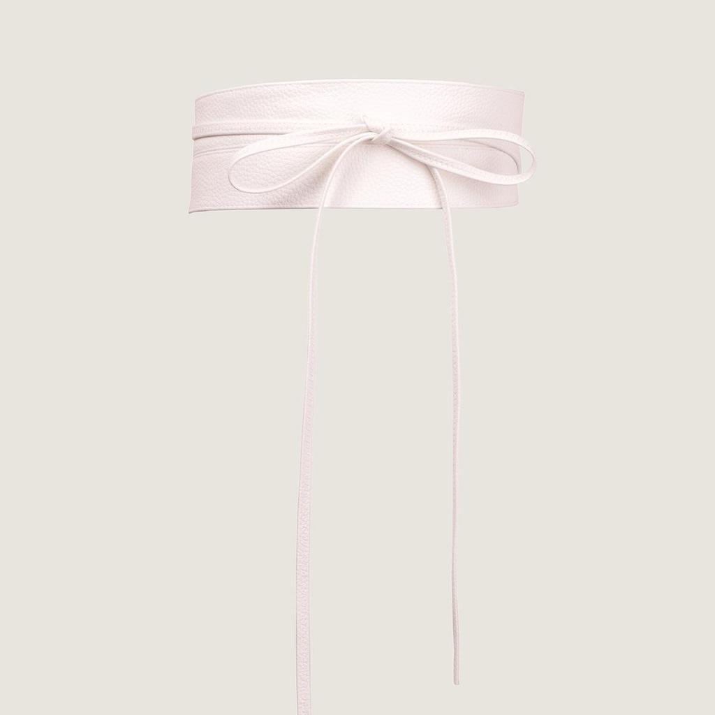 Women's Seasonal Dress Belts - Wide Ribbon Bow Knotted Waist Accessory