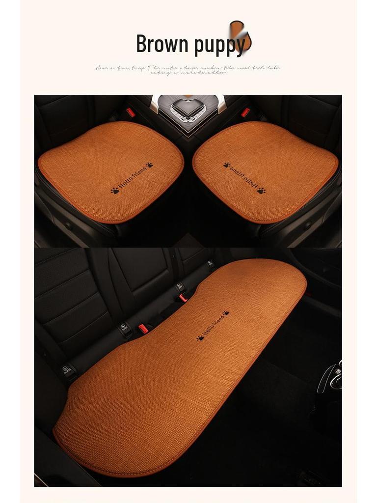 Cute Female Puppy Cartoon Car Seat Cushion for Chevrolet Equinox, Cavalier, Cruze - All Seasons