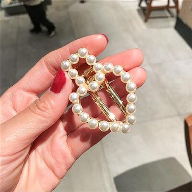 Korea Fashion Pearl Duckbill Clip Hairpin Women Girls Hair Clip Accessories Hair Clamp Claw Barrette Ornaments Hairgrip Headwear