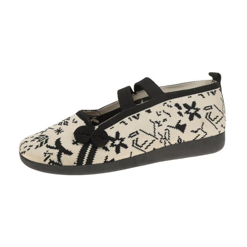 

2024 г. Женские балетки из парусины с вышитым персиковым цветком, винтажные удобные повседневные туфли из ткани в китайском стиле на плоской подошве 41 чёрный