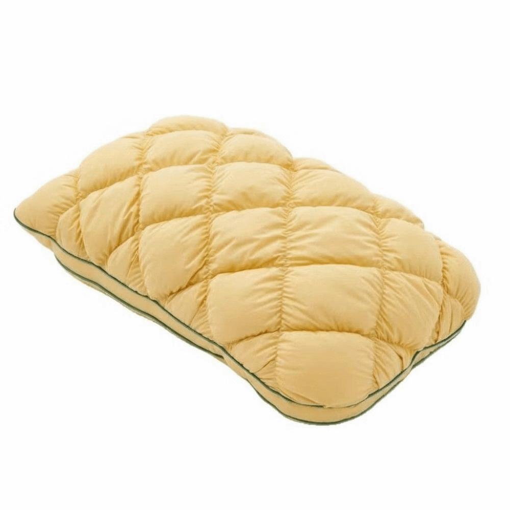 Quick Rebound Cervical Vertebra Protection Pillow Fluffy Neck Support Pillow Office жёлтый