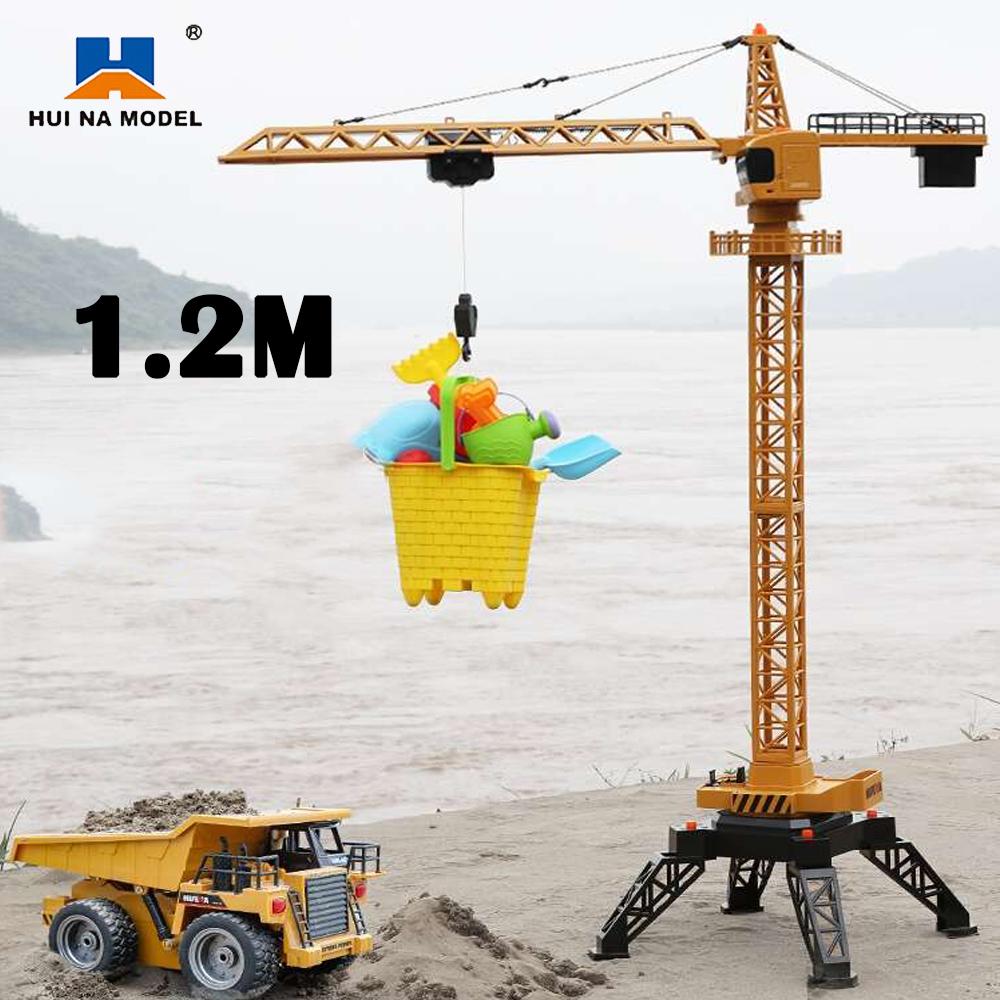 Non-Toxic Huina 1585 Remote Control Alloy Tower Crane Children'S Electric Remote Control Engineering Truck Model Simulation Toys For Children
